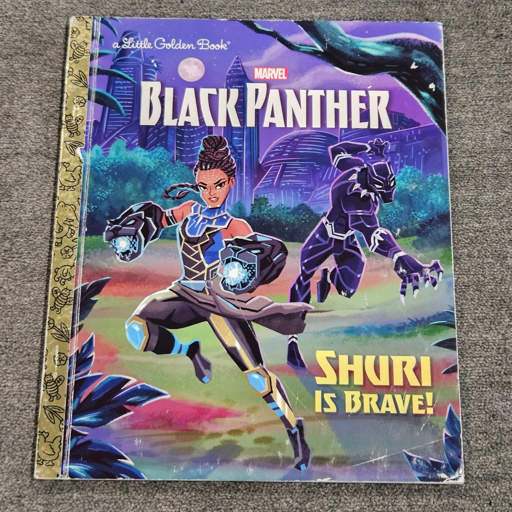 Marvel Black Panther Shuri Is‎ Brave! Little Golden Book Frank Berrios Hardcover